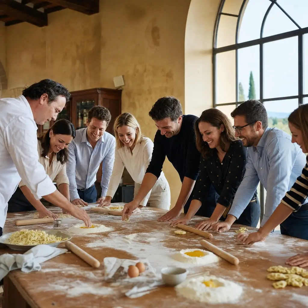 Cooking class aziendale di pasta fresca con lo chef